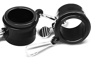 Anley[Tangle Free] Flag Pole Mounting Ring Clip - Rotierende Flapole Mounting Rings Mit Metallclips - 1" Durchmesser (2 Stück)