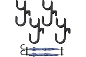PAPAcroscoma Auto Kofferraum Regenschirmhalter: 4 Stück Car Trunk Regenschirm Haken Clips Hook, ehrzweck-Organisator-Kleiderbügel für Sitz Rücksitz Regenschirmen Mäntel Handtaschen