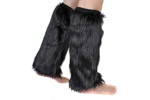 Pinkgarden Damenkostüm, sexy Kunstpelz, warme, flauschige Beinlinge/Stiefelärmel/Stiefelüberzieher