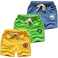 KYDA KIDS® 100% Cotton Printed Summer Shorts for Boys and Girls - Regular Fit Multicolor (Pack of 3)