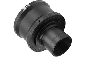 KooingTech Teleskop Adapter Ring E Mount, 1,25 Zoll T-Ring E-Mount Astronomisches Teleskopadapter Für Spiegellose E-Mount-Kamera