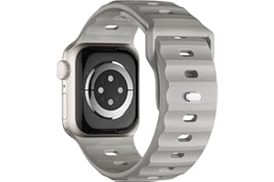 SUITISBEST Sportowy pasek do Apple Watch Ultra 2, 49, 45, 44, 42 mm, dla mężczyzn, silikonowy, wodoodporny, do Apple Watch 9, 8, SE, 7, 6, 5, 4, 3 Ultra