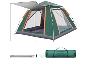 Qisan Tents Automatic Hydraulic Tent Awning Family Camping Tents 3-4 Person