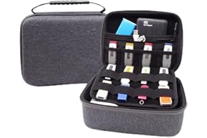 GUANHE 3.5 Pollici Large HDD USB Flash Drive Esterno Custodia del Disco Rigido Cavo Organizer Bag Custodia per Disco Flash USB/VR / CP1200 / Focusrite Scarlett 2i2