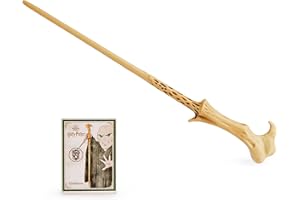 Official Wizarding World, Authentic 12-Inch Spellbinding Voldemort Wand with Collectible Spell Card, Kids’ Harry Potter Fancy Dress Role Play Toys for Ages 6 and up