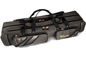 ‎TENTHOME TentHome Angeltaschen Rutentaschen Rutenfutteral Anglertasche Angelkoffer Angelrute Tasche mit 3 Fächern - Verschiedene Längen