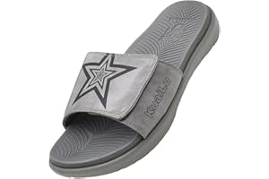 KuaiLu Scarpe da Spiaggia e da Piscina da Uomo Ciabatte Sportivi in Pelle per Sandali Punta Aperta Ortopedici Estivi Antiscivolo