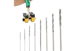 AGOGUE 8 punte diamantate per trapano diamantato, 0,8 mm fino a 3,0 mm, per vetro, metallo, conchiglie, giada, perle, ecc