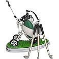 Funito Golf Pens with Golf Bag Holder,Novelty Gifts with 3 Pieces Aluminum Pen Office Desk Golf Bag Pencil Holder for Men Fathers Day,Golf Souvenirs Unique Gifts for Golfer Fans Coworker