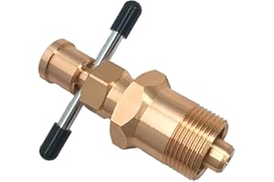 THOLIRE 2-in-1 Olive Puller Tool – High Strength Plumbing Tool for Compression Fittings – Durable Brass Olive Remover & Cutter – Easy Use for Pipe Repairs, DIY & Professional Work