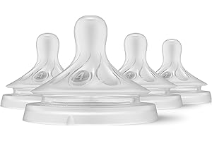 Philips Avent Natural Response Nipples, Fast Flow (Flow 4), 4-Pack, SCY964/04