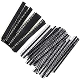 FYSL 40 Piece 2.54mm Pin Headers PCB Board 40 Pin Male and Female Header Connector Kit for Arduino Prototype Shield,20pcs Mal