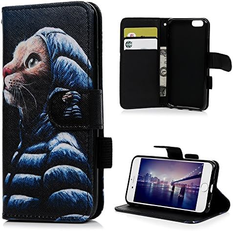 iPhone 6s Case, iPhone 6 Notebook Case,Anti-slip Flip Leather Wallet Stand Case Pouch Cover with Card Holder Magnetic Strip for iPhone 6, iPhone 6s - 4.7 inch