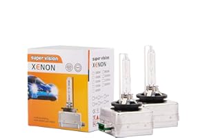 Ricoy D3S HID Xenon Lampadina di ricambio 12 V 35 W fari auto fari (confezione da 2) (4300 K)