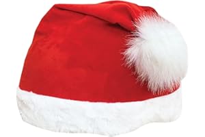Equetech Santa's Hat Christmas Hat Silk Helmet Cover, Red, One Size