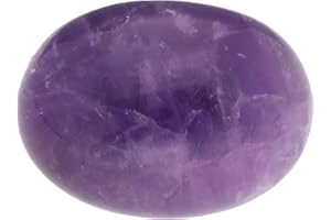 Lebensquelle Plus Pierres roulées de qualité supérieure - Gemmes polies agréables au toucher (améthyste, taille M)