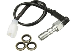 MOMOALA M10 X 1.00 Mm Moto Hydraulique Double Banjo Boulon De Pression De Frein Interrupteur