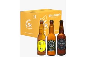 GENERICO Birra Minchia Futtitinni - Birra Artigianale Siciliana di Messina - 12 Bottiglie mix
