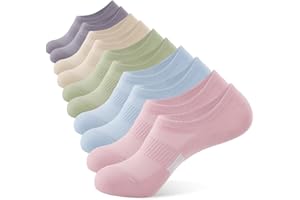 BUDERMMY Sneaker Socken Damen 35-38 39-42, Füßlinge Sneakersocken mit Rutschfest Silikon Laufsocken Kurze Unsichtbar No Show Socken Damen