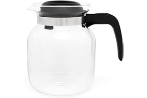 Bredemeijer Nora - Teiera in vetro borosilicato, 1,25 l, caraffa in vetro