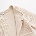 Marc janie Baby Girl Solid Color Knitting Top Beige 4T