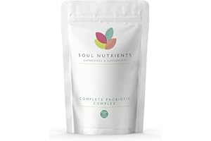 SOUL NUTRIENTS Bio Culture Probiotics Complex - 40 Billion CFU 15 Active Bacteria Strain- 180 Capsules- Best Probiotic Supplement- Gut Health- Leaky Gut- Amazing Gut Health- Gut Cleanse