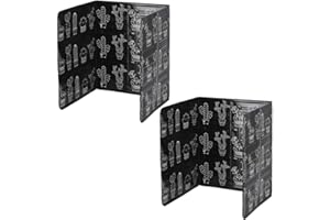 OCDSLYGB 2PCS Oil Splash Guard Blocker Aluminum Foil Splatter Screen Stove Cook Anti Splashing Oil Splatter Screen Cactus Pattern for Kitchen Wall Oil Baffle Heat Insulation Kitchen Tool for Cooking