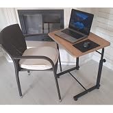 Depolife Koltuk Sehpası Notebook Laptop Bilgisayar &Ccedil;alışma Masası Y&uuml;kseklik Ayarlı Akrobat Masa Yatak Yan Seh