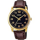 Casio Male adult MTP-V001GL-1BUDF Wristwatch Coffee Standard