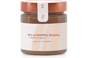 PharmaPower It’s a Healthy Dream Crema Spalmabile 100% Noci Pecan, Senza Glutine, Senza Lattosio e Senza Zuccheri Aggiunti, Vegana, 180 g