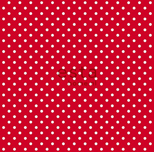 Tapete Punkt Rot - 115742 - von ESTAhome.nl