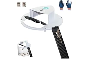 GREENLIFE Trappola ecologica per topi e ratti - Riutilizzabile - Non letale - Efficace e intelligente - In plastica con guanto riutilizzabile e 2 confezioni di esca incluse - Inclinabile - Uso esterno e interno