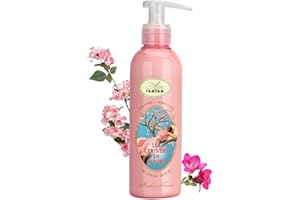 Lait Corps Huile d'Argan & Fleurs de Cerisiers Un Air d'Antan/Fabrication Française/Lotion Corps Beurre de Karité & Huile d’Argan/Crème Hydratante Corps/Lait Corps Parfumé/Sans Paraben
