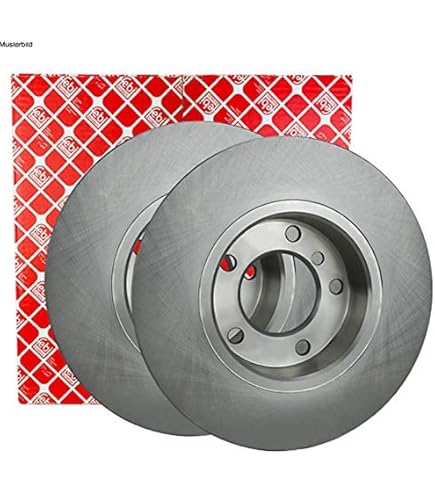 FEBI BILSTEIN 2 Disques Frein Arrière - 251 Mm, épaisseur 10 Mm, Plein - Compatible FIAT Tipo, 500L