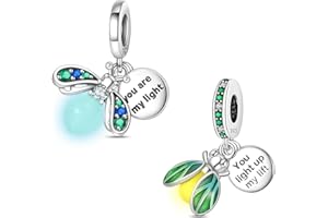 HappyStar charm argento 925,bead charm da donna, ciondolo combinato, I migliori regali per Sorelle e coppie, (perline distanziatrici incluse)