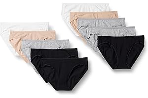 Amazon Essentials Donna Slip Bikini in Cotone (Disponibile in Taglie Forti)
