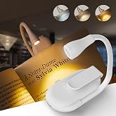 One94Store Mini Clip-On Reading Lamp – USB Rechargeable, Eye-Caring Night Light with 3 Light Modes, Special Folding Design, P
