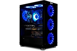 Nitropc - Gaming PC Extreme Gold (AMD Ryzen 7 5800X 8/16 4.7GHz, RTX 3060 Ti 8GB, RAM 32GB, M.2 1TB + HDD 1TB, Windows 11 Home, Wifi) Komputer stacjonarny, gamer PC