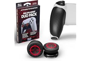 ProFPS Accessori PS5 - Controller PS5 Grip Antiscivolo & 2x Stick (Duo Pack) - Precisione e Comfort per Gaming su PlayStation 5 & PS5 Controller - Gadget Joystick PS5 Accessori per Migliore Controllo