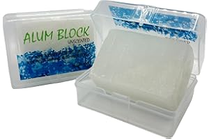 THE AMIN BEAUTY TOOLS Alum Block Alum Stone Fitkari Natural Aftershave Soothing Solution for Shaving Razor Nicks, Bumps & Skin Irritation- Unscented Deodorant and Antiperspirant for Lasting Protection from Body Odour 100gm
