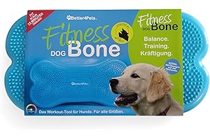 Generisch Fitness Dog Bone - Balance Pad & Wackelkissen - orthopädisches Hundetraining & Spiel - Trainingsgerät, Board, Kissen, Zubehör, Toy - inkl. Pumpe - für kleine & große Hunde