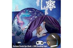 Nifogo Bettzelt,Bed Tents,Traumzelt,Dream Tent,Children's Tents,Kid's Fantasy,Drinnen Kinder,Einhorn Tents,Jungen und Mädchen Weihnachten Geburtstagsgeschenk (Sky Blue)