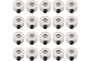 The Lord of the Tools 20 Stück 3 Mm Schnellspann-Positionierungsringe Metall-Klemmringe mit Madenschraube für Automobilrobotik Und -herstellung Silber