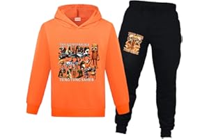 Banxidi Tung Tung Tung Sahur Boys tracksuits Tralalero Tralala Girls Kids Hoodies Italian Brainrot Sweatshirt Sets Ages2-13