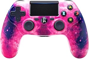 CHENGDAO Controlador inalámbrico para PS4, serie Gamer Girl de alto rendimiento, controlador de doble vibración para Playstation 4/Pro/Slim/PC con función de audio, almohadilla táctil, control de movimiento