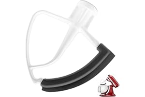 Lcyen Flex Edge - Batidor para KitchenAid, agitador para KitchenAid, 11,4-5 cuartos para batidora de pie de cocina, mezclador de cocina, accesorio para agitador Kitchenaid, batidor con bordes de