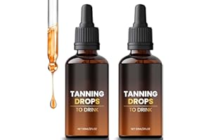 OXGPAL (2 Bottle) Sunless Tanning Drops, Melanin Glow Drops for Face and Body, Tans Without Sun,To Naturally Boost Melannin for All Skin Types,Unisex 60ML