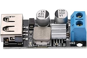 Heaveant DC-DC Step Down Wandler Modul, 12V 24V 6V-32V bis 5V Step Down Buck Converter, QC3.0 Wandler mit USB-Port-Schnellladung