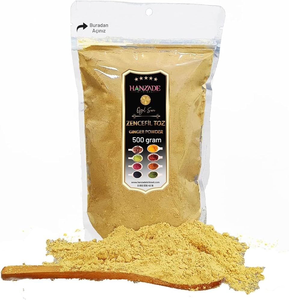 Hanzade Bitkisel Zencefil Toz 500 Gr