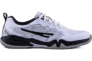 4 WITH QUIVE Sega RP24 Power Badminton Shoes Men Indoor and Outdoor Court Trainers. Non Marking Power Cushion Anti-Slip Breathable